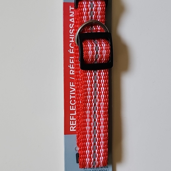 REFLECTIVE ADJUSTABLE DOG COLLAR - Picture 3 of 4